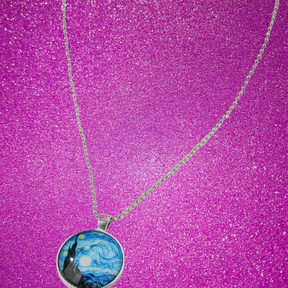 Starry night necklace - Picture 4 of 4